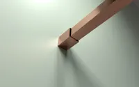 Rochelle | raft de duș și suport prosoape Rose Gold pentru perete de duș, 140 cm