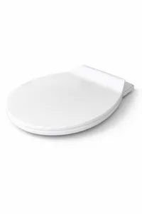 SOFTY capac WC, cu închidere lentă, alb, plastic, cu protecție anti-trântire