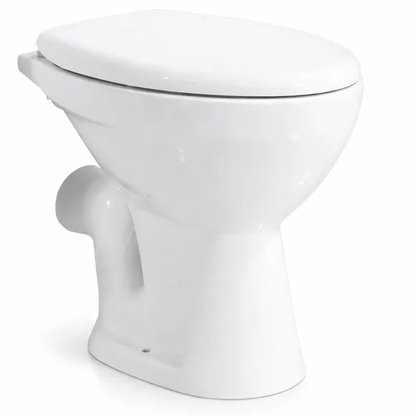CORI | vas WC cu spălare directă, ceramică, alb, cu evacuare în spate