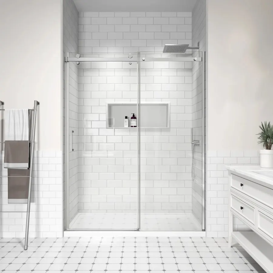 Belvero | ușă de duș glisantă, 130x195cm, 6mm, NANO