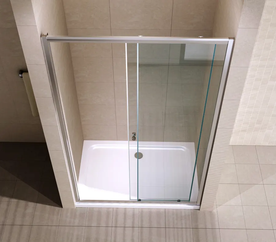 Elche | ușă de duș glisantă 140, 190cm, 6mm, NANO