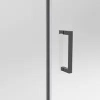 Belvero | ușă de duș glisantă Black 150, 195cm, 6mm, NANO