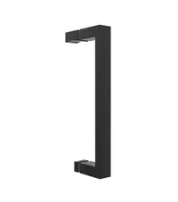 Belvero | ușă de duș glisantă Black 160, 195cm, 6mm, NANO