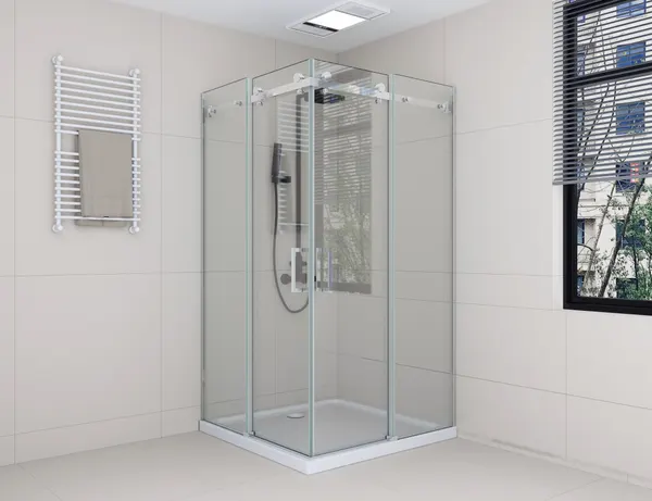 Belver | cabină de duș Duo 90x90, 195cm, 6mm, NANO, model cu două uși