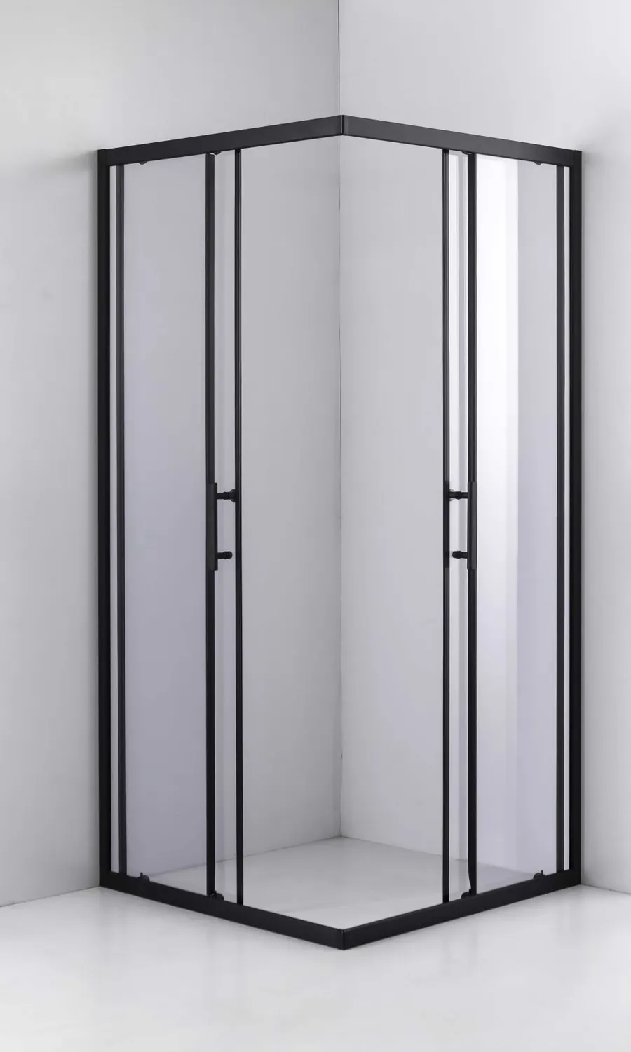 Motril | cabină de duș Black 100x100, 190cm, 6mm, NANO