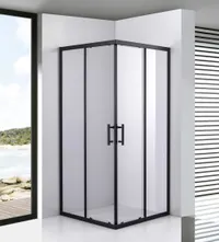 Toulon | cabină de duș Black 6mm 70*70 190cm