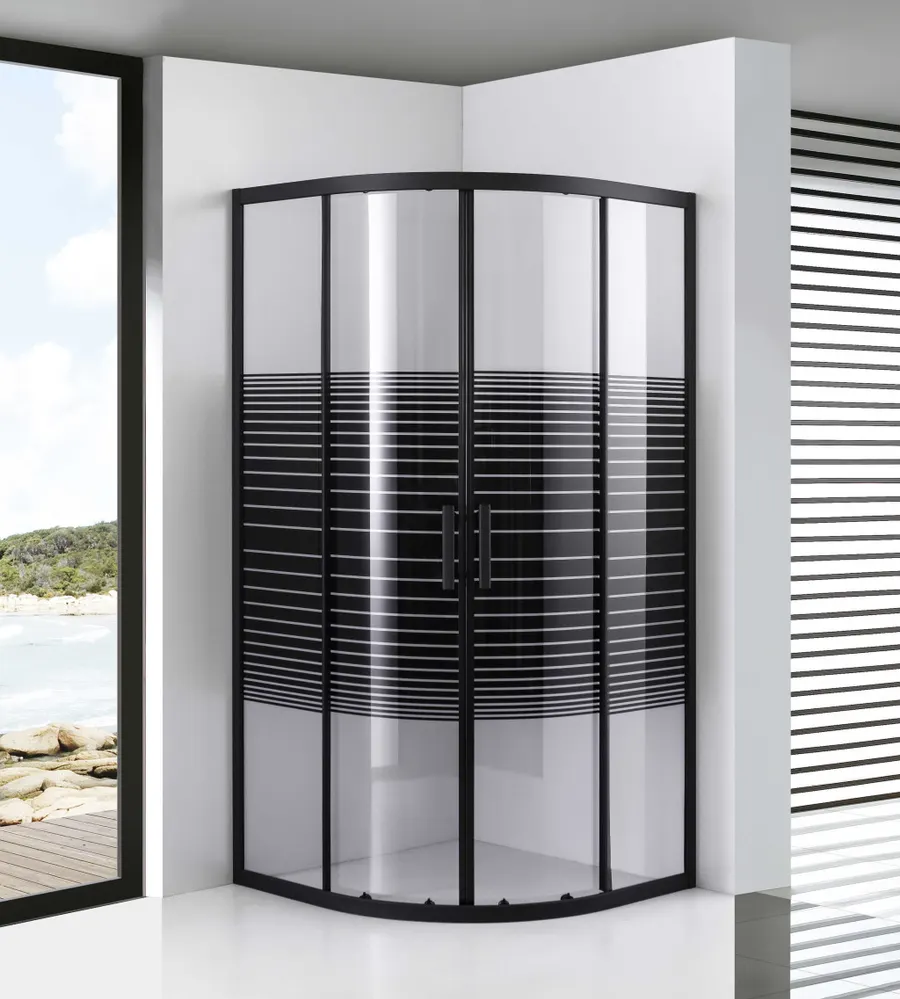Avignon | cabină de duș semirotundă 6mm Shadow 70*70 190cm