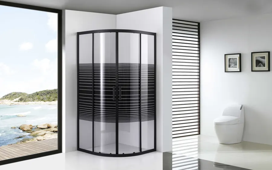 Avignon | cabină de duș semirotundă 6mm Shadow 70*70 190cm