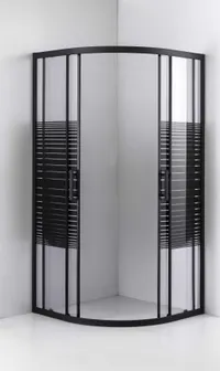 Avignon | cabină de duș semirotundă Shadow 6mm 80*80 190cm