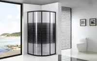 Avignon | cabină de duș semirotundă Shadow 6mm 80*80 190cm