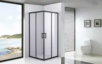 Toulon | cabină de duș Black 6mm 90*90 190cm