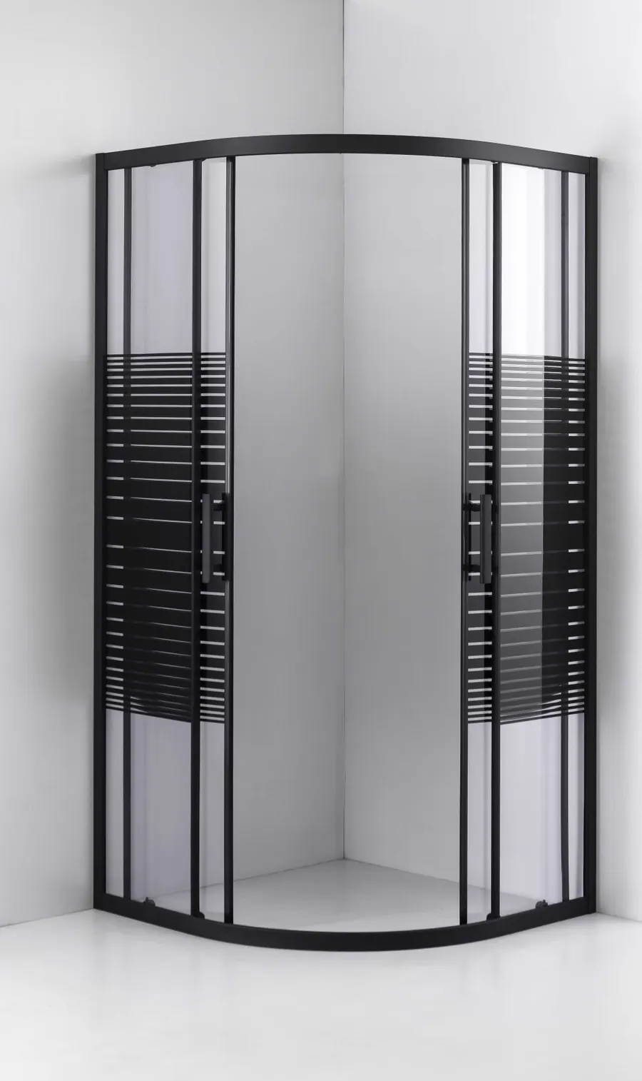 Avignon | cabină de duș semirotundă 6mm Shadow 90*90 190cm