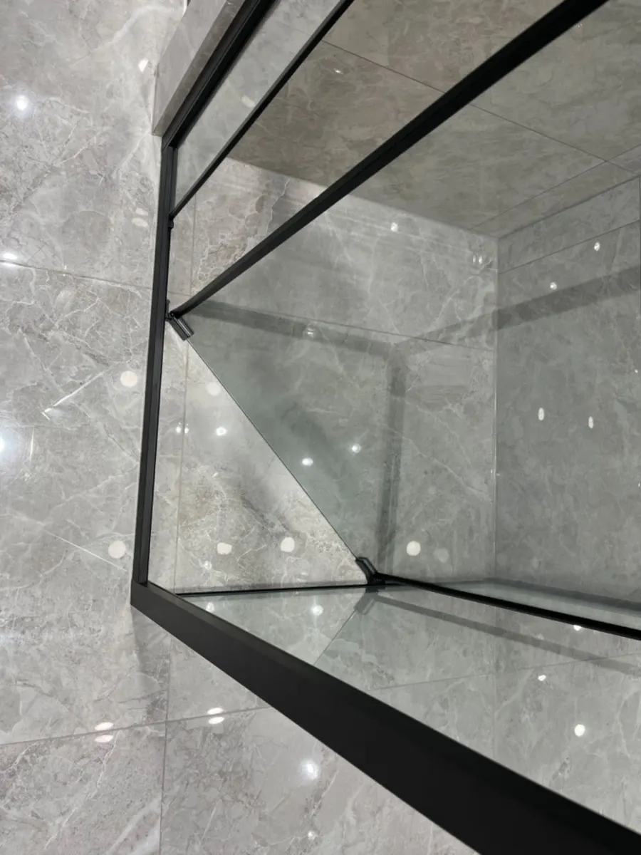 Firenze | cabină de duș Black 6mm 70 cm, NANO