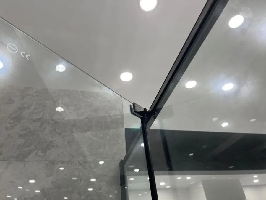 Firenze | cabină de duș Black 6mm 70 cm, NANO