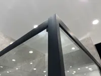 Firenze | cabină de duș Black 6mm 70 cm, NANO