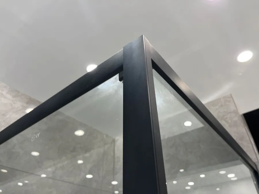 Firenze | cabină de duș Black 6mm 70 cm, NANO