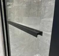 Firenze | cabină de duș Black 6mm 70 cm, NANO