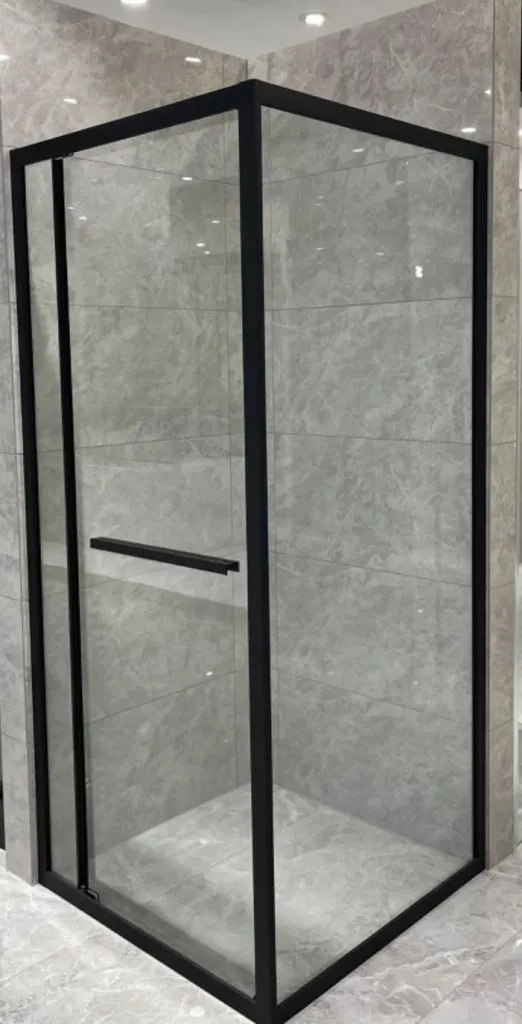 Firenze | cabină de duș Black 6mm 70 cm, NANO