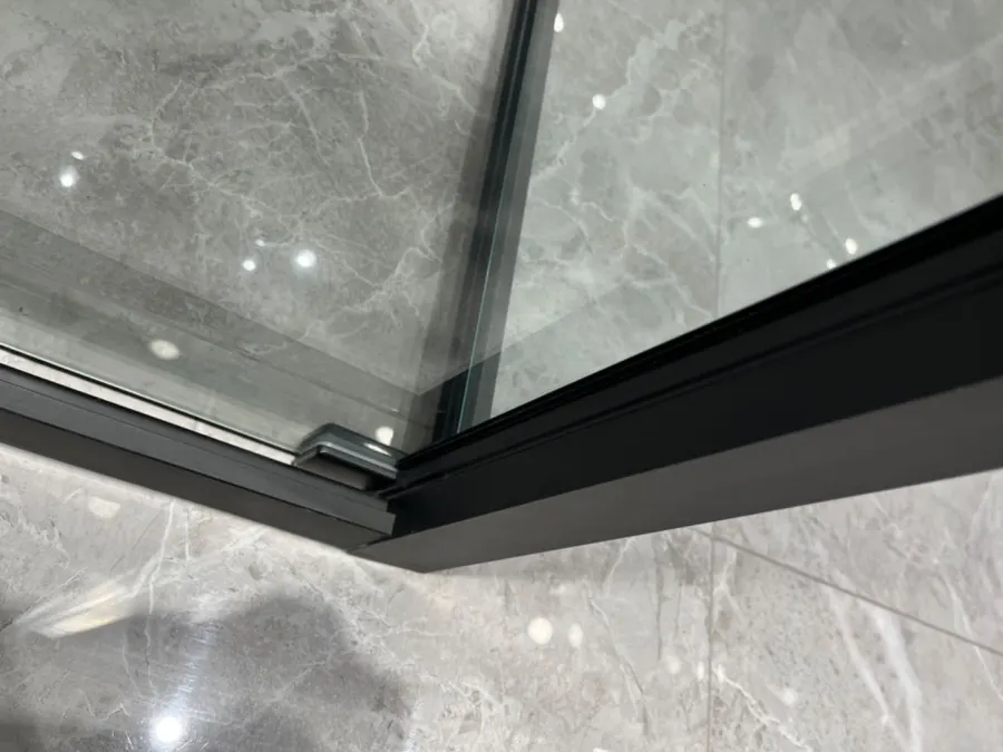 Firenze | cabină de duș Black 6mm 80 cm, NANO