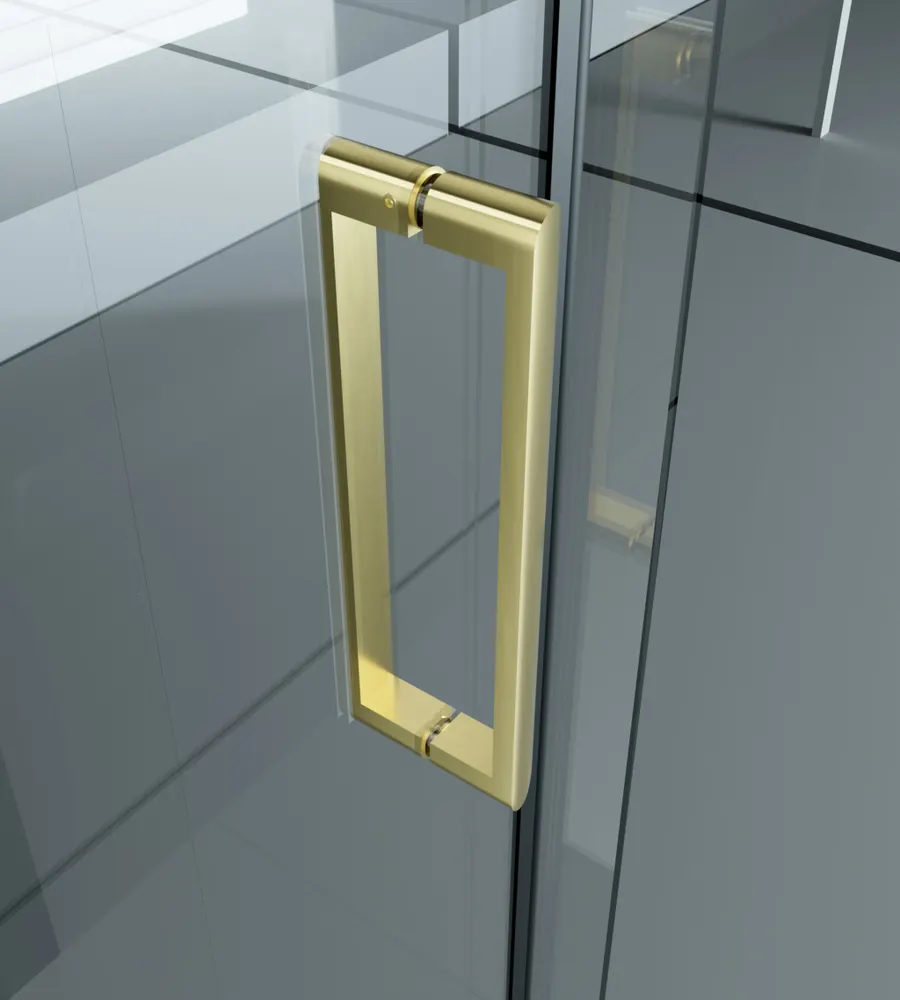 Milano | cabină de duș Duo Gold 80x120, 195cm, 8mm, NANO