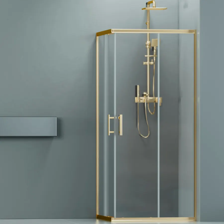 Motril | cabină de duș Gold 90x90, 190cm, 6mm, NANO