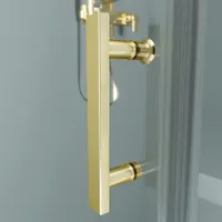Rubio | cabină de duș Gold 80x80, 195cm, 6mm, NANO