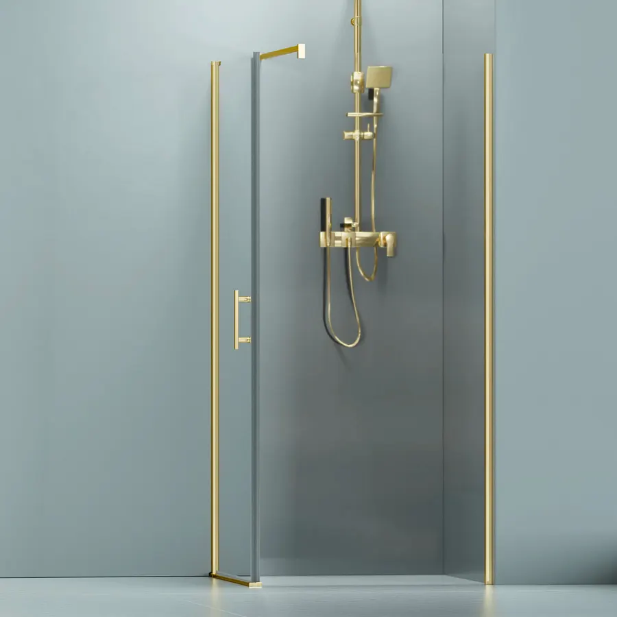 Rubio | cabină de duș Gold 80x80, 195cm, 6mm, NANO