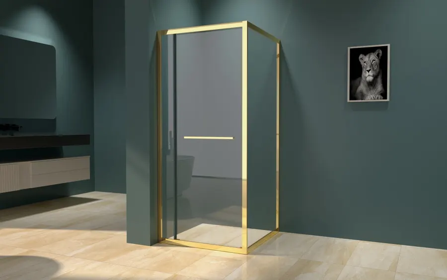 Firenze | cabină de duș Gold 6mm 80 cm, NANO