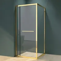 Firenze | cabină de duș Gold 6mm 90 cm, NANO