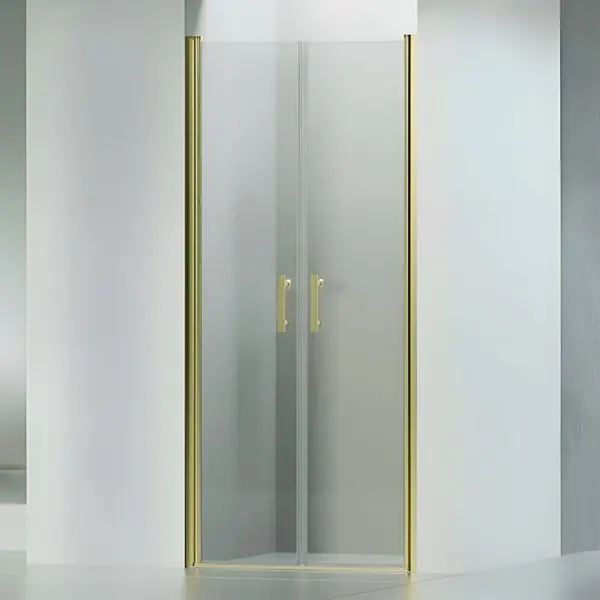 Westy | ușă de duș batantă cu două canate Gold 80, 195cm, 6mm, NANO