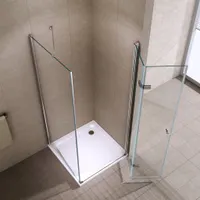 Cordoba | cabină de duș Duo 90x90, 195cm, 6mm, NANO