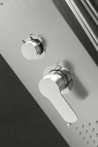 Bologna | panou de duș Silver, oțel inoxidabil