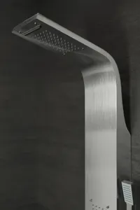 Bologna | panou de duș Silver, oțel inoxidabil