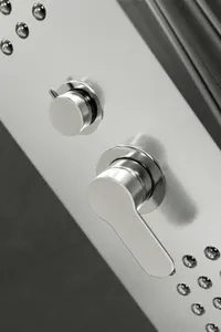 Alegre | panou de duș Silver, oțel inoxidabil