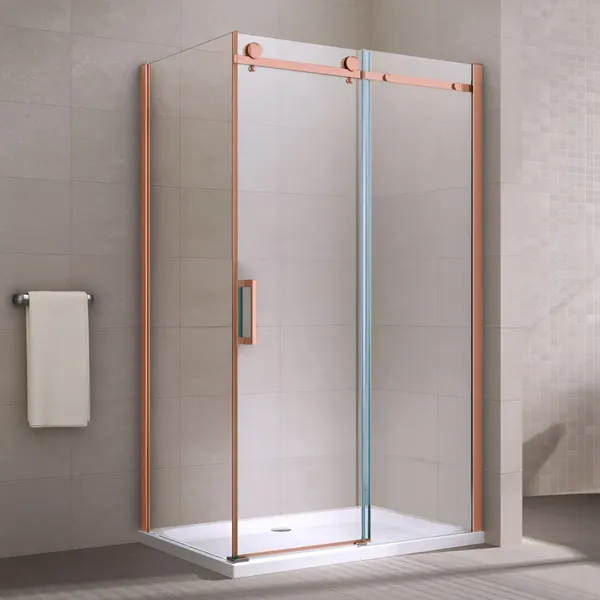Milano | Duo Rose Gold zuhanykabin 80x120, 195cm, 8mm, NANO