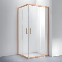 Motril | cabină de duș Rose Gold 80x80 190cm, 6mm, NANO