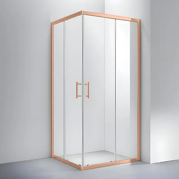 Motril | cabină de duș Rose Gold 80x80 190cm, 6mm, NANO