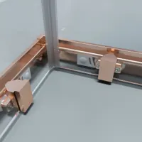 Motril | cabină de duș Rose Gold 90x90, 190cm, 6mm, NANO