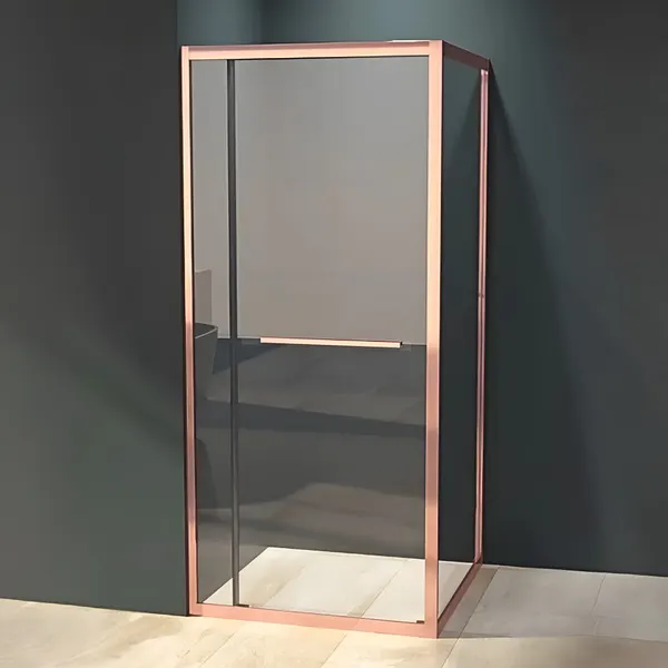 Firenze | cabină de duș Rose Gold 6mm 80 cm, NANO