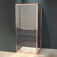 Firenze | cabină de duș Rose Gold 6mm 90 cm, NANO