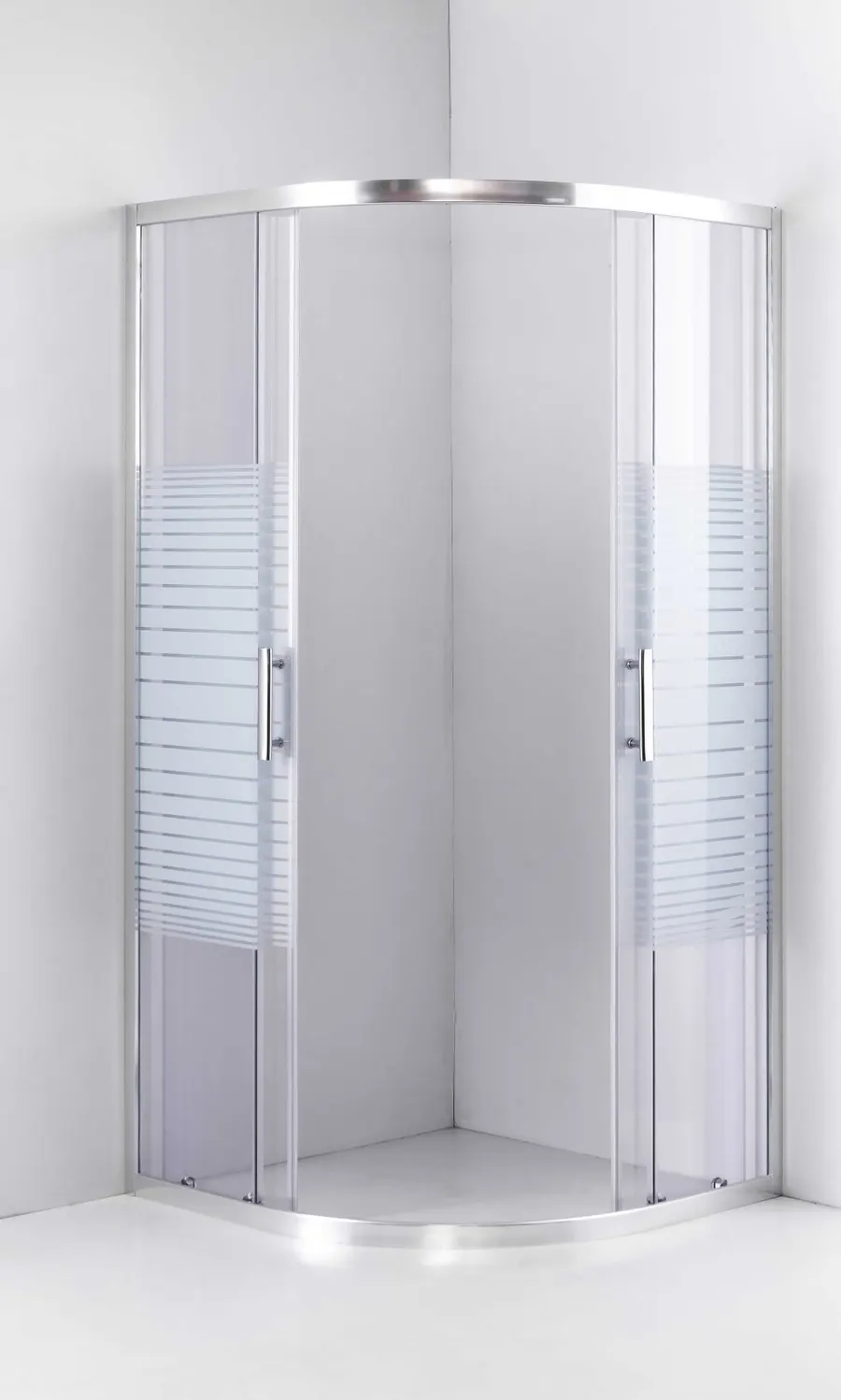 Avignon | cabină de duș semirotundă 6mm White 80*80 190cm
